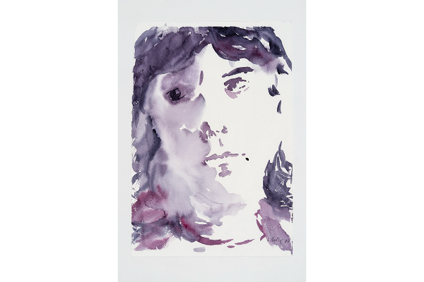 Self Portrait 3, aquarelle sur papier Fabriano Artistico, 8.5x11p.